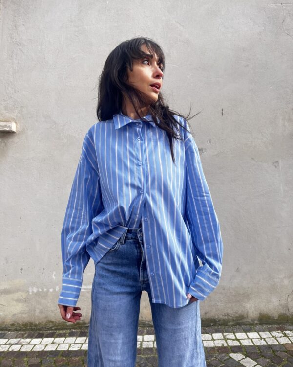 CAMICIA MYASTREET A RIGHE