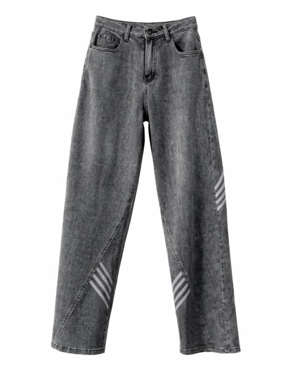 Jeans grigi slavati