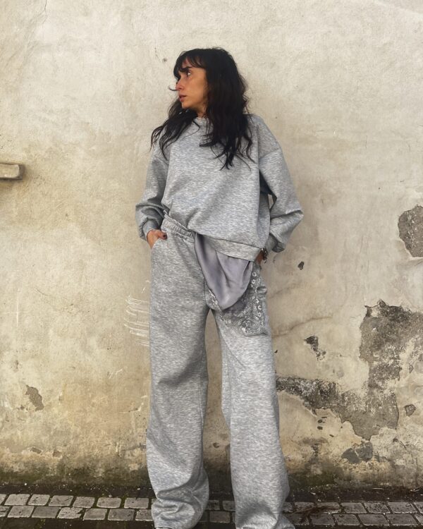 Coordinato tuta con pizzo