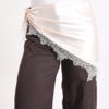 FOULARD myastreet  A TRIANGOLO CON BORDI IN PIZZO