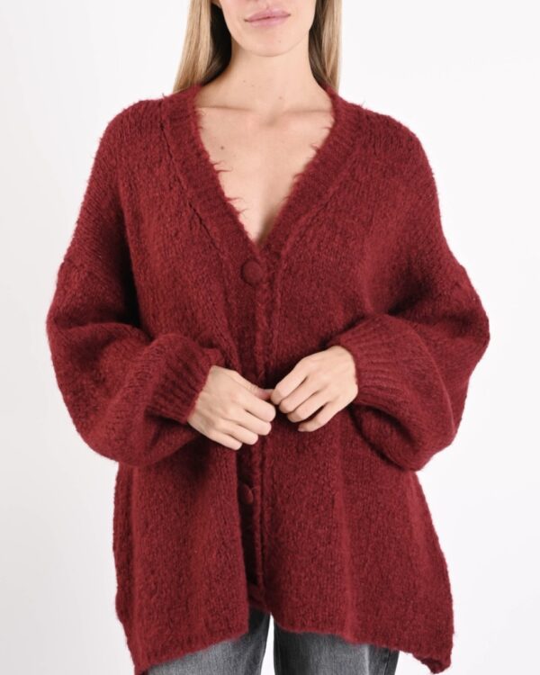 CARDIGAN OVERSIZE MORBIDO CON BOTTONI