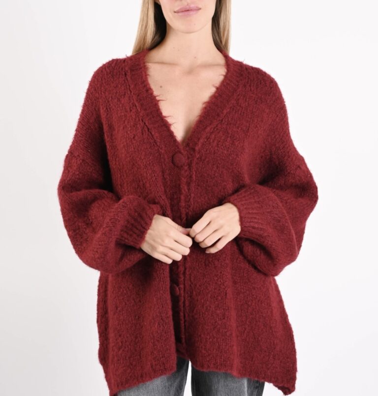CARDIGAN OVERSIZE MORBIDO CON BOTTONI